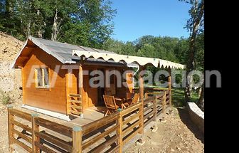 Camping à vendre  - 9 pièce(s) - 80m2 - Saint-martin-cantalès (15140)
