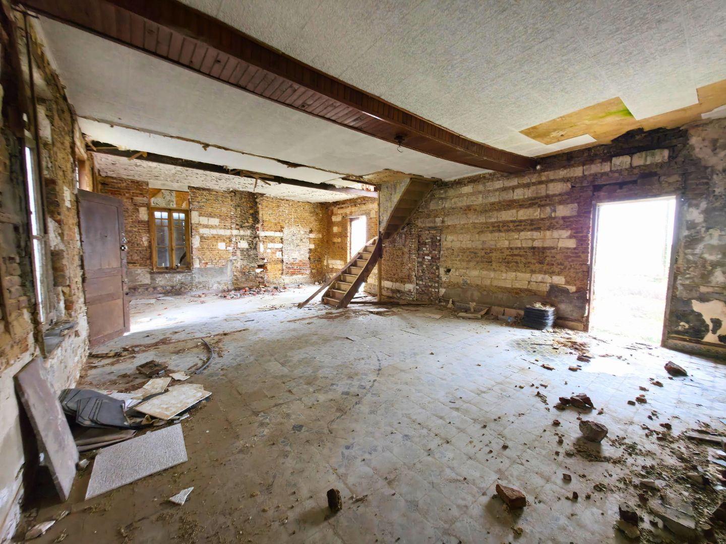 Maison à rénover à vendre  - 100m2 - Bohain-en-vermandois (02110)