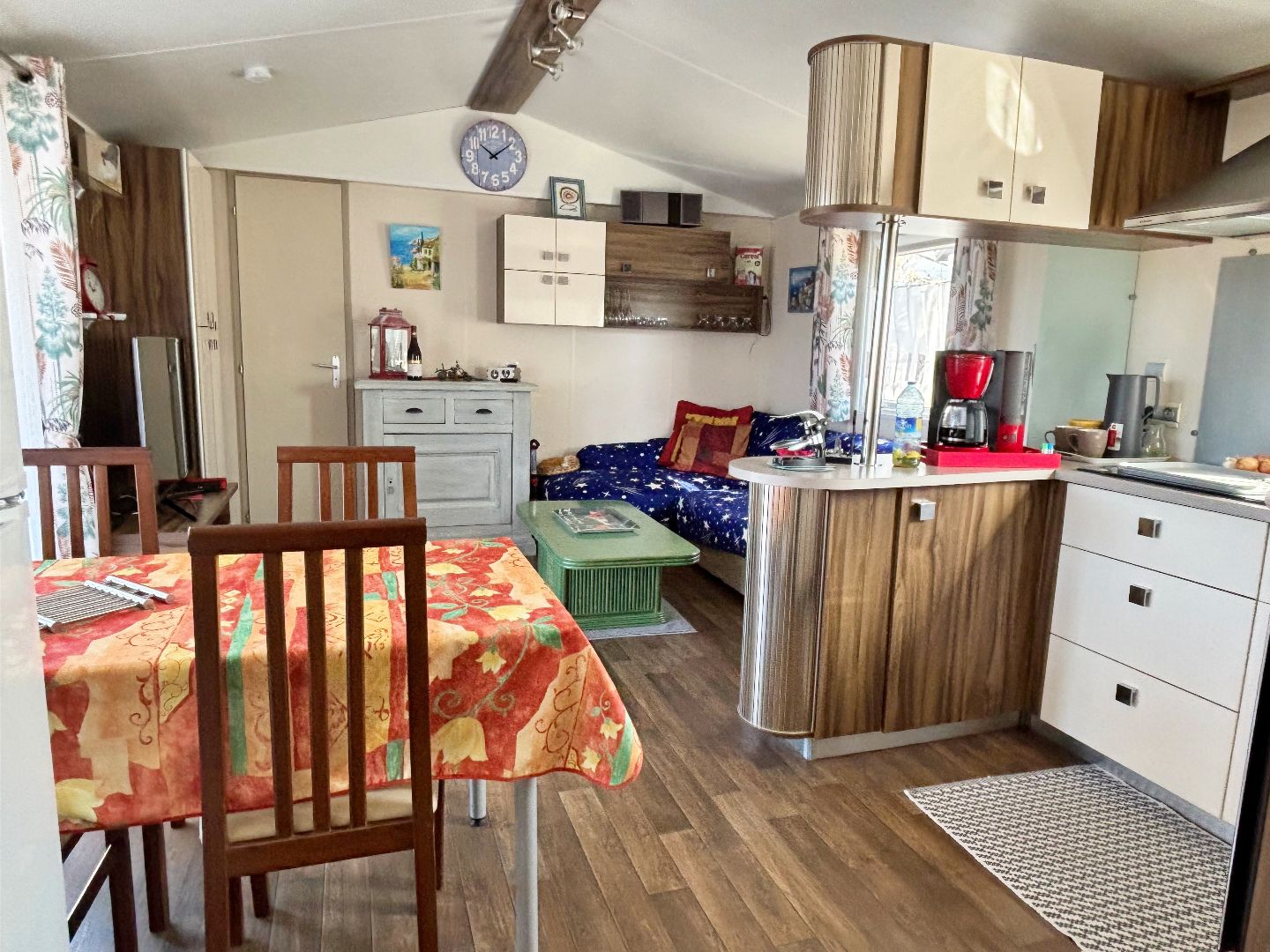 Mobil-home dans domaine ouvert à l'année