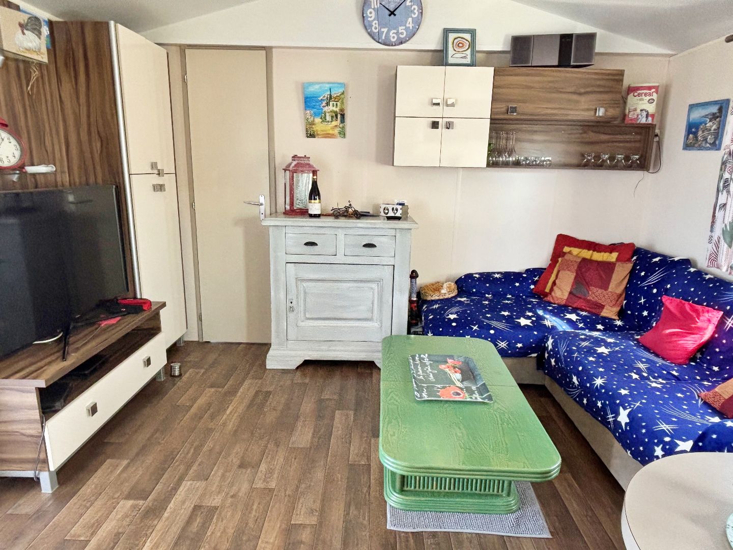 Mobil-home dans domaine ouvert à l'année