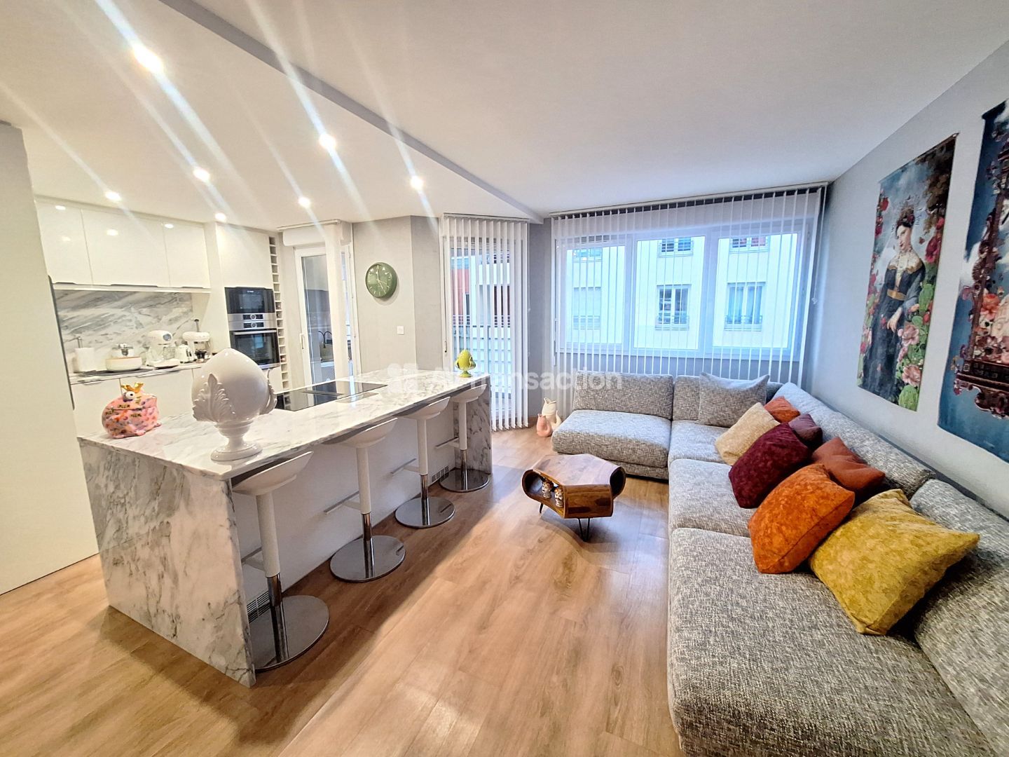 Appartement à vendre  - 2 pièce(s) - 52.5m2 - Villeurbanne (69100)