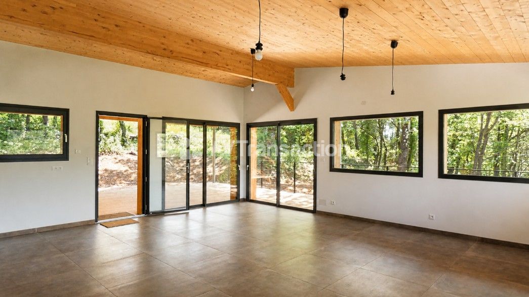 Maison à ossature bois à vendre  - 5 pièce(s) - 195.5m2 - Monoblet (30170)