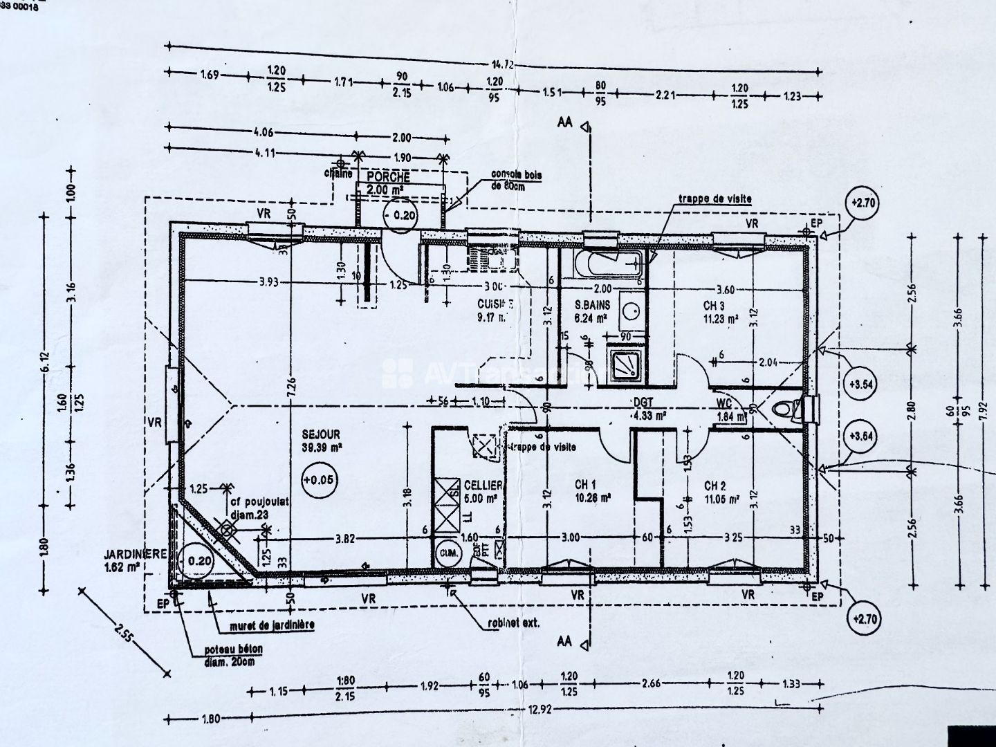 Maison individuelle à vendre  - 5 pièce(s) - 100m2 - Le Porge (33680)