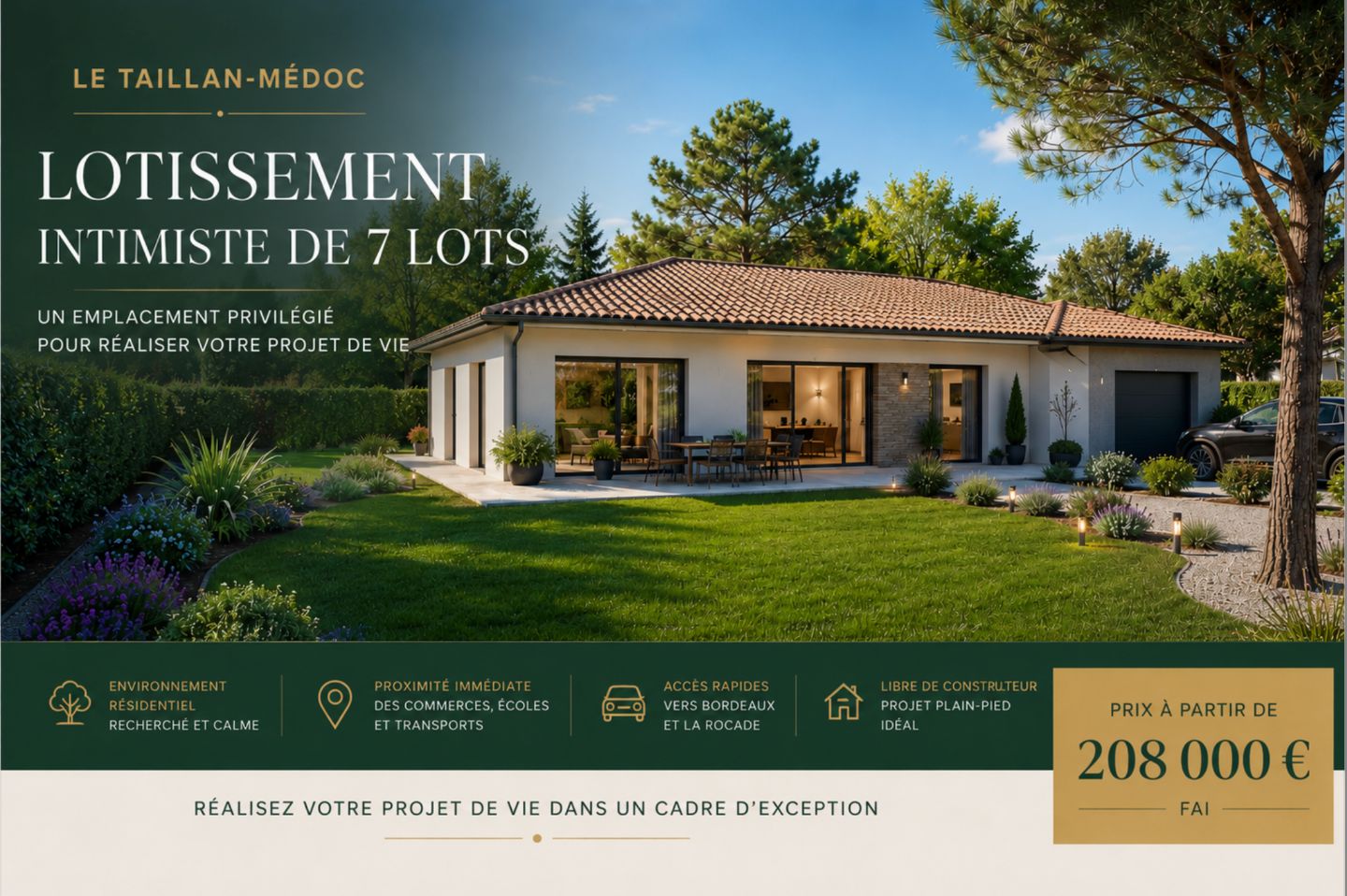 LE TAILLAN-MÉDOC – Adresse privilégiée dans l’Ouest Bordelais