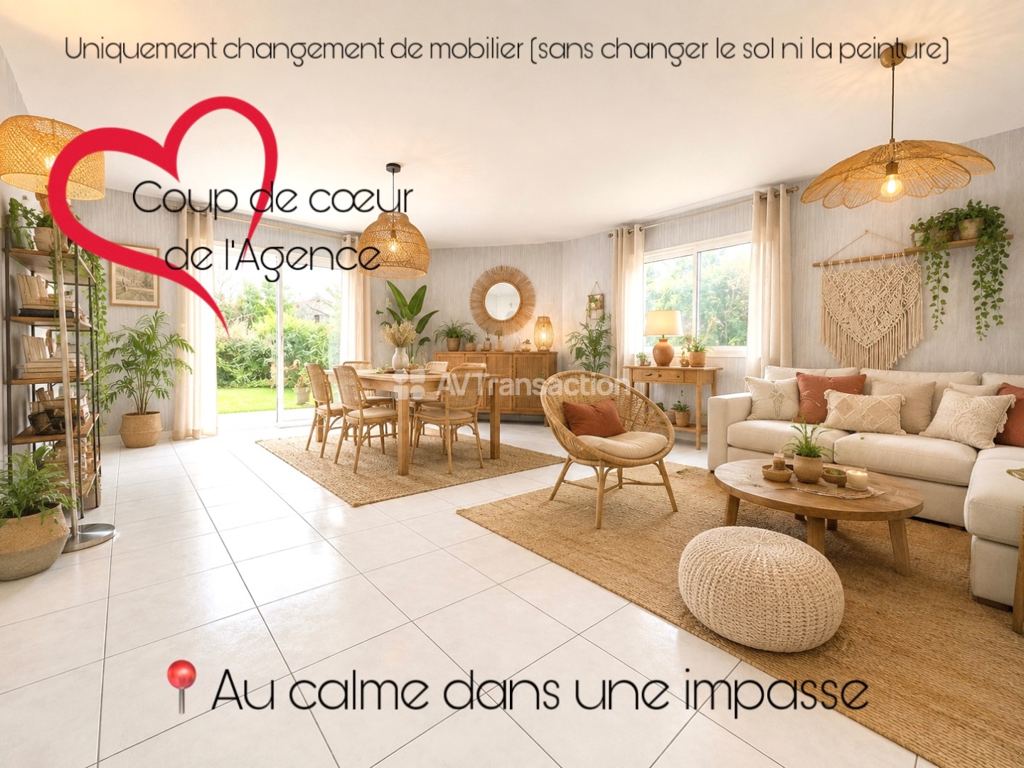  Maison 3chambres avec piscine au calme