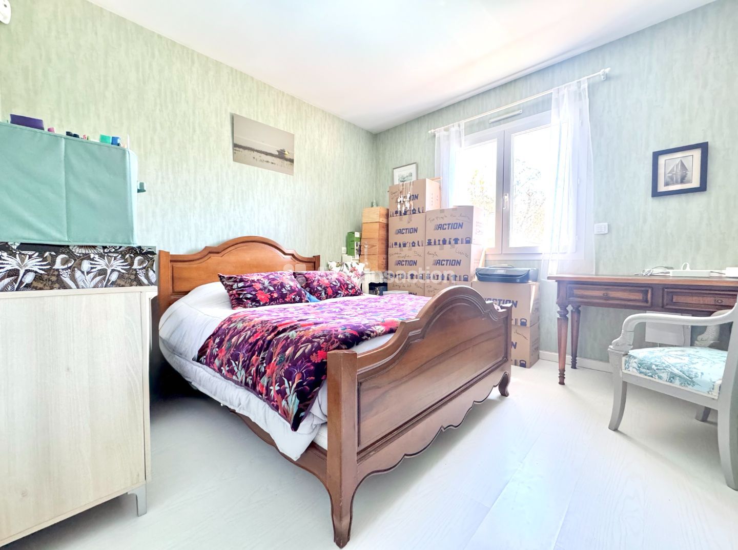  Maison plain pieds 3 chambres avec piscine au calme