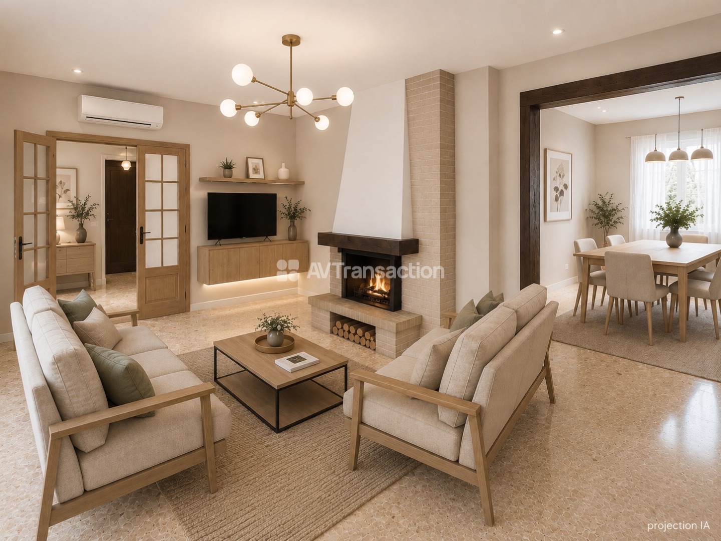 Maison sur sous-sol total