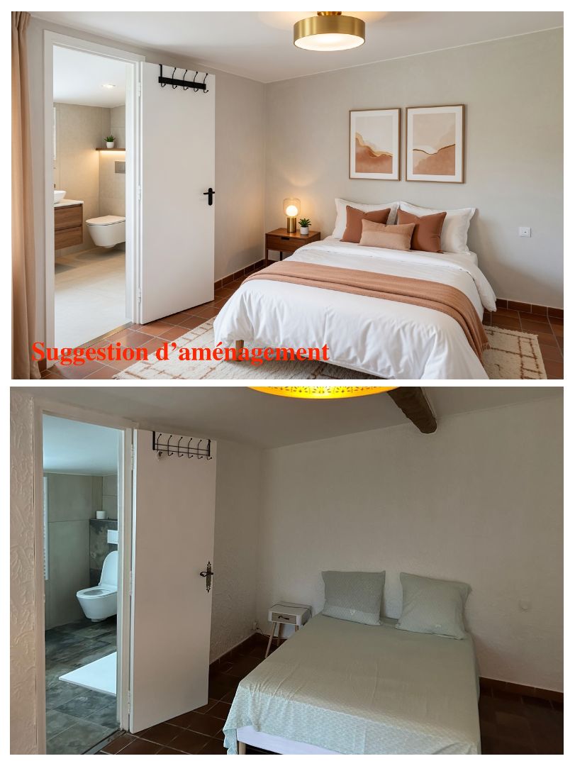 Maison de plain pied avec piscine