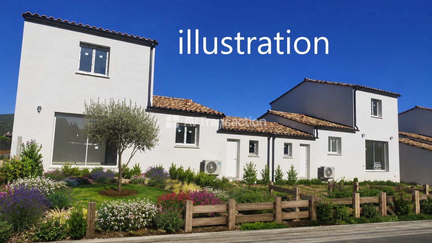Maison jumelée à vendre  - 4 pièce(s) - 89m2 - Vallon-pont-d'arc (07150)