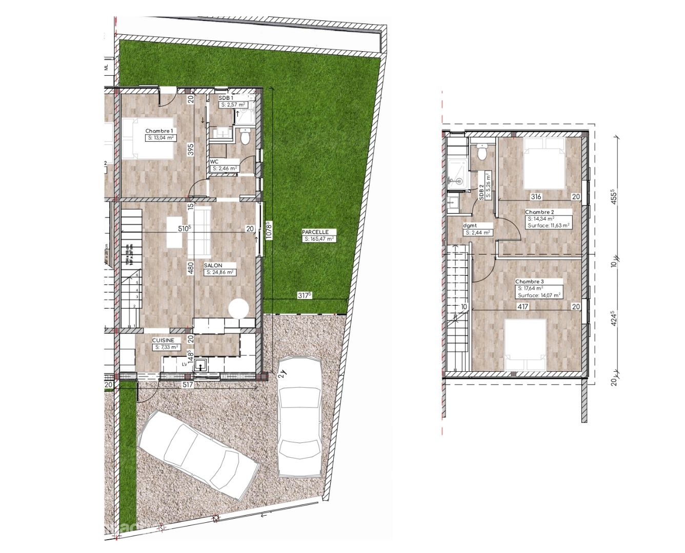 MAISON JUMELEE F4 - 90 m² - RENOVEE A NEUF - JARDIN