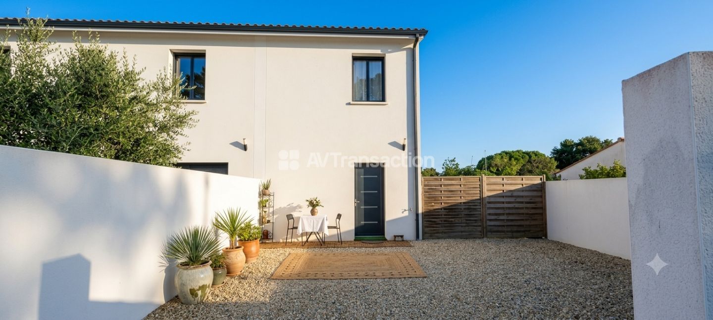 33500 ARVEYRES - MAISON RECENTE 85M² 3 CHAMBRES ET 200M² JARDIN 