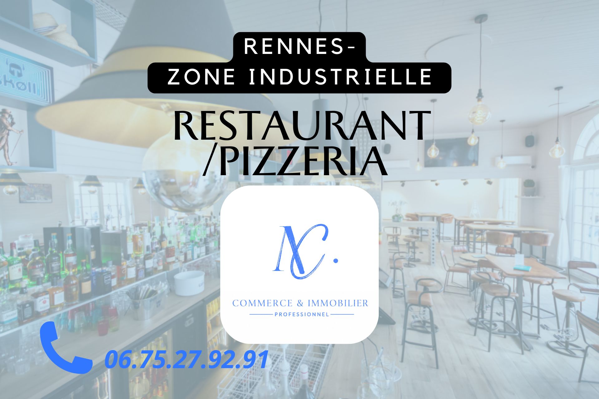 Restaurant à vendre  - 250m2 - Rennes (35000)