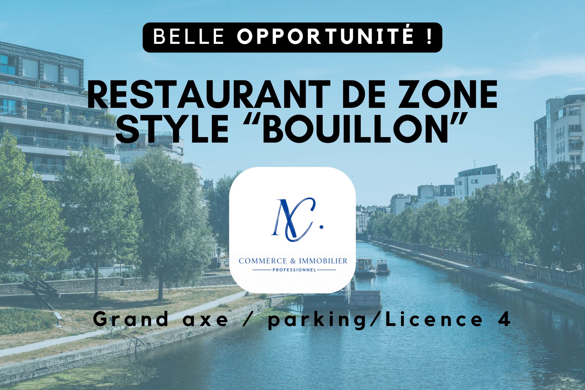 Restaurant / Débit de boissons Style "BOUILLON" à Rennes