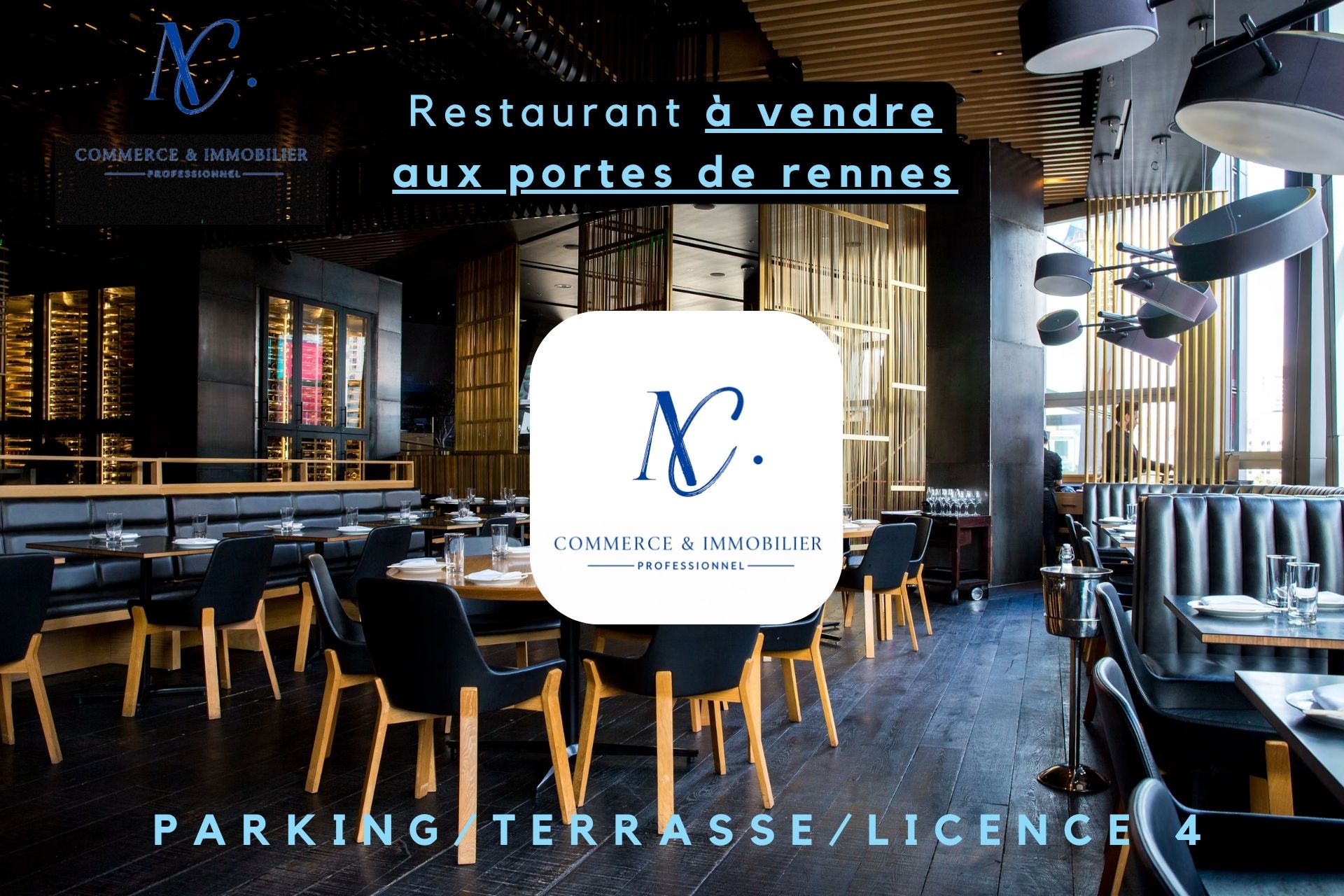 Restaurant Rennes avec développement possible!