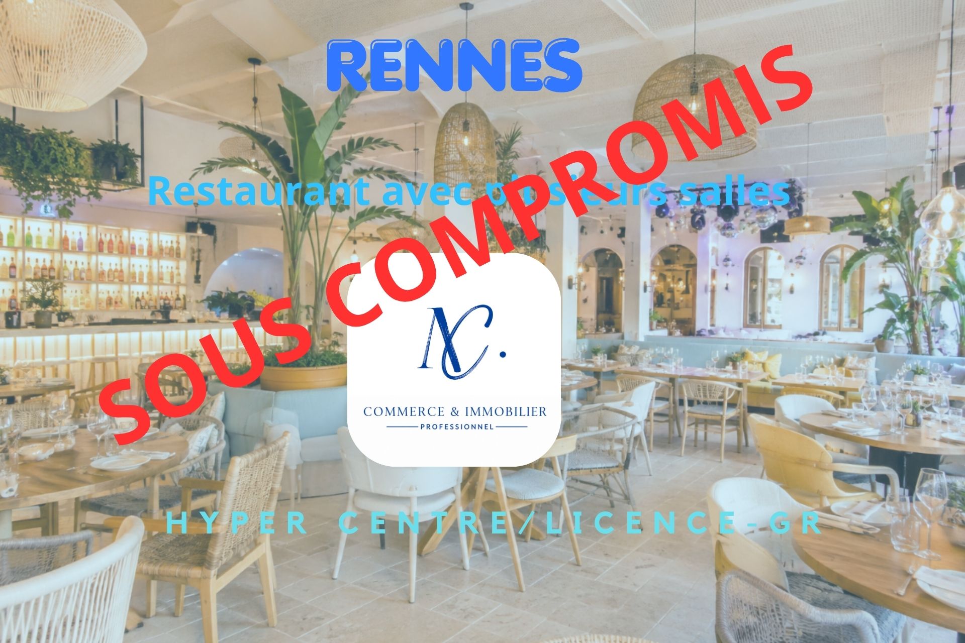 SOUS COMPROMIS - Restaurant Rennes proche métro