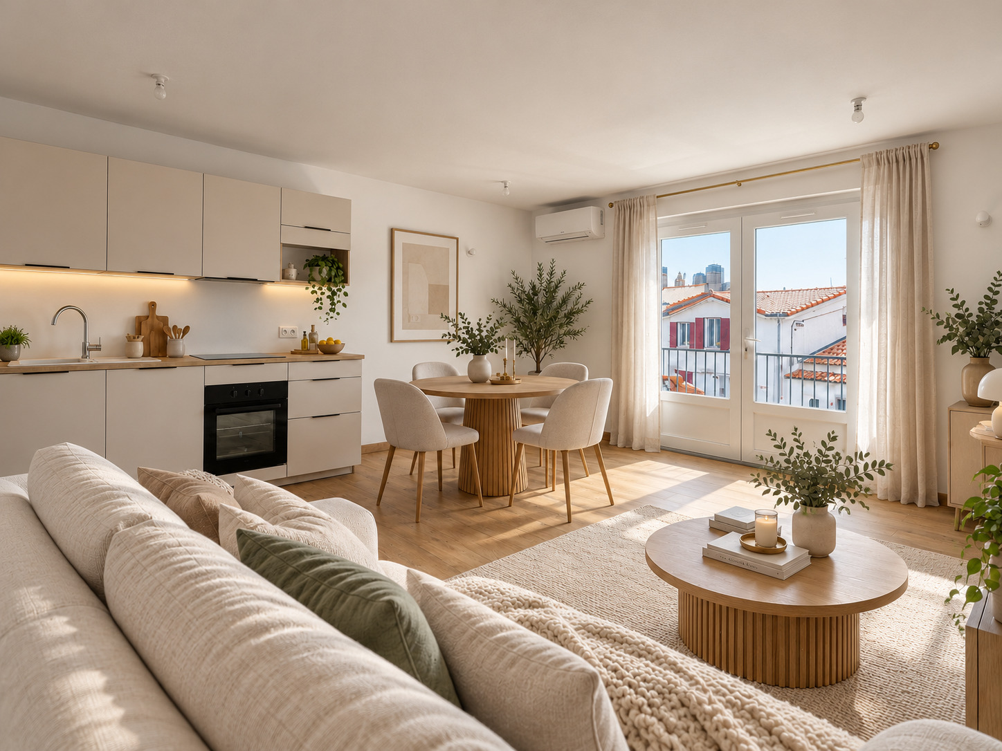 ROYAN CENTRE-VILLE – DERNIER ÉTAGE, BALCON ET VUE MER