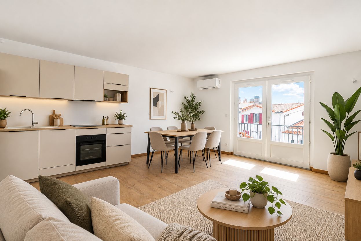 ROYAN CENTRE-VILLE – T2 ENTIÈREMENT RÉNOVÉ AVEC BALCON