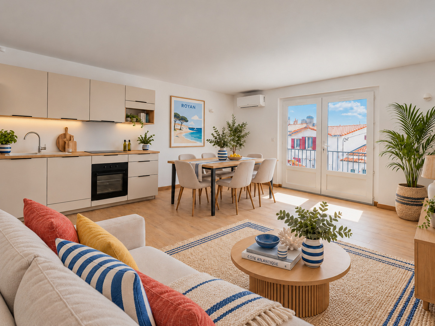ROYAN CENTRE-VILLE – T2 ENTIÈREMENT RÉNOVÉ AVEC BALCON