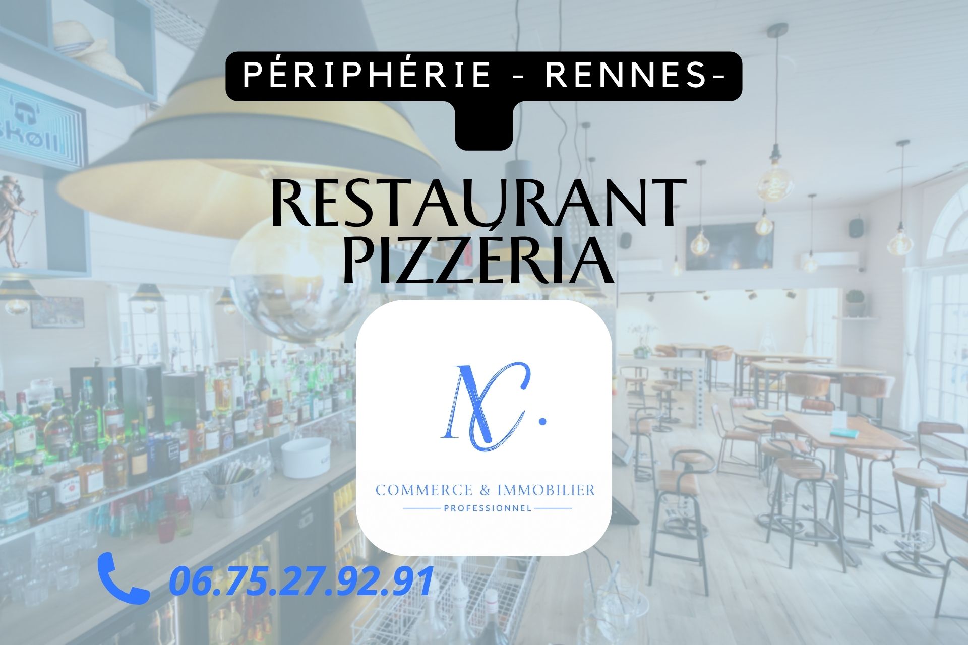 Restaurant Pizzéria en périphérie de Rennes