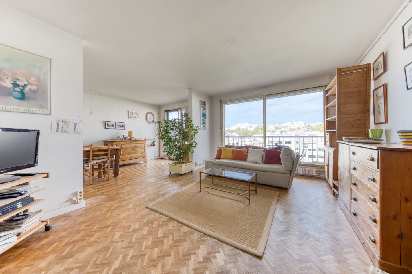 BELLEVILLE — 3 PIÈCES · 65,80 m² · BALCON 10,36 m² · 8ᵉ ÉTAGE · 