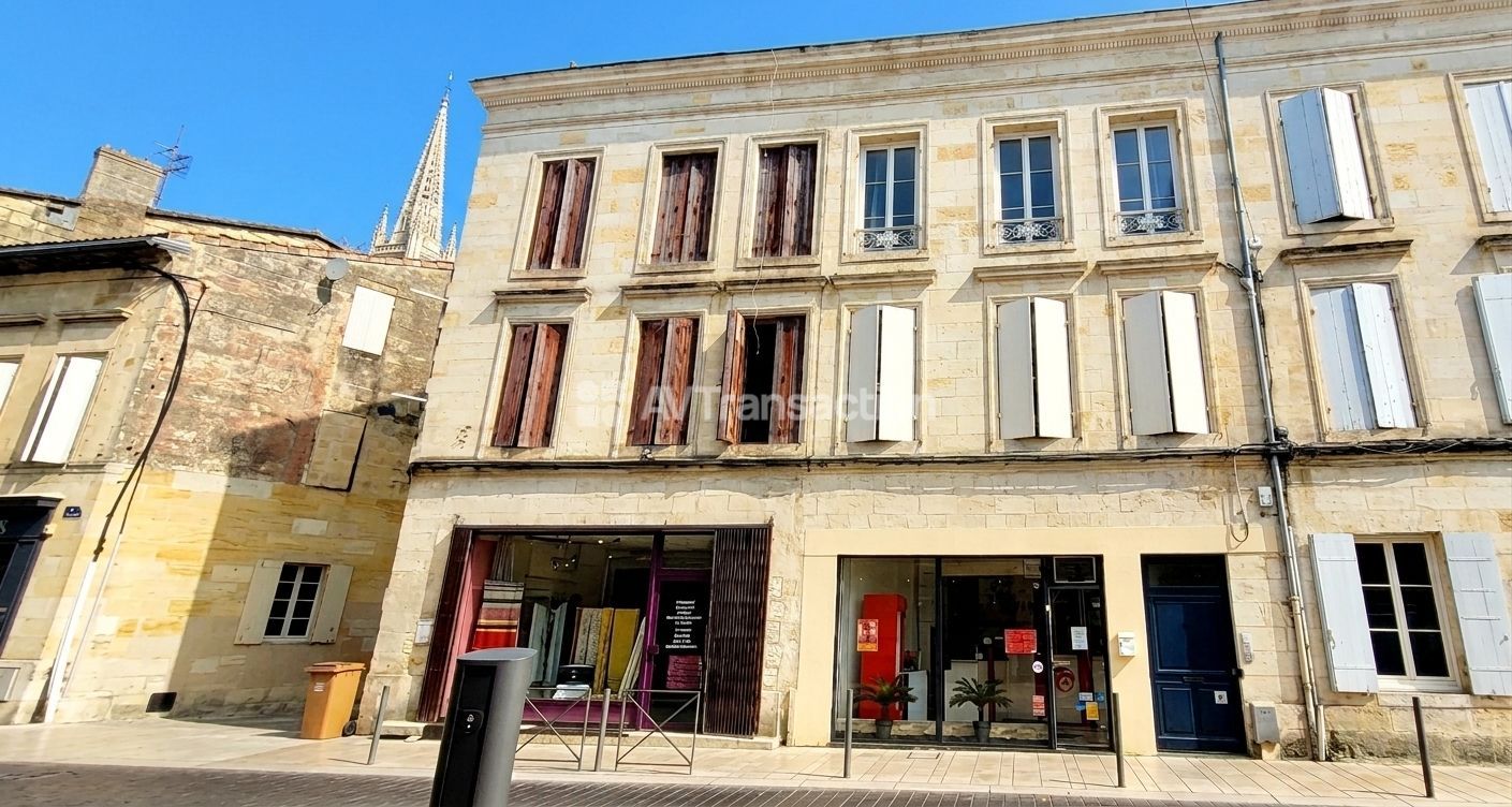 33500 LIBOURNE-IMMEUBLE EN PIERRES A RENOVER-360M² SUR 3 ETAGES