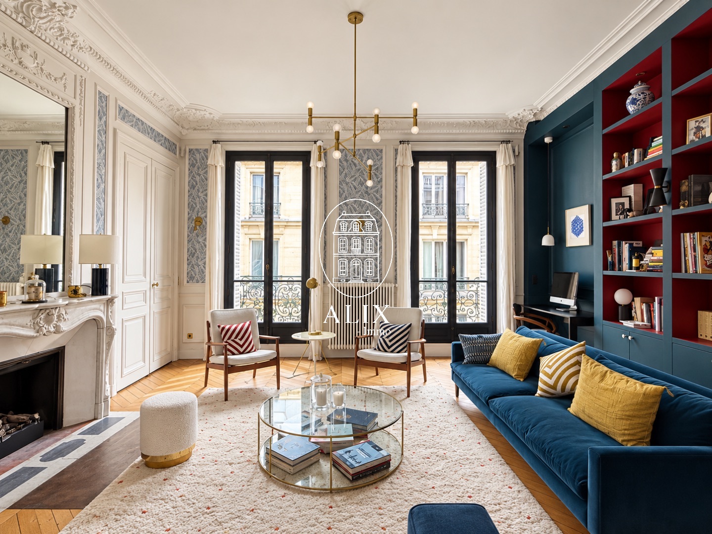 Appartement à vendre  - 6 pièce(s) - 147m2 - Paris (75116)