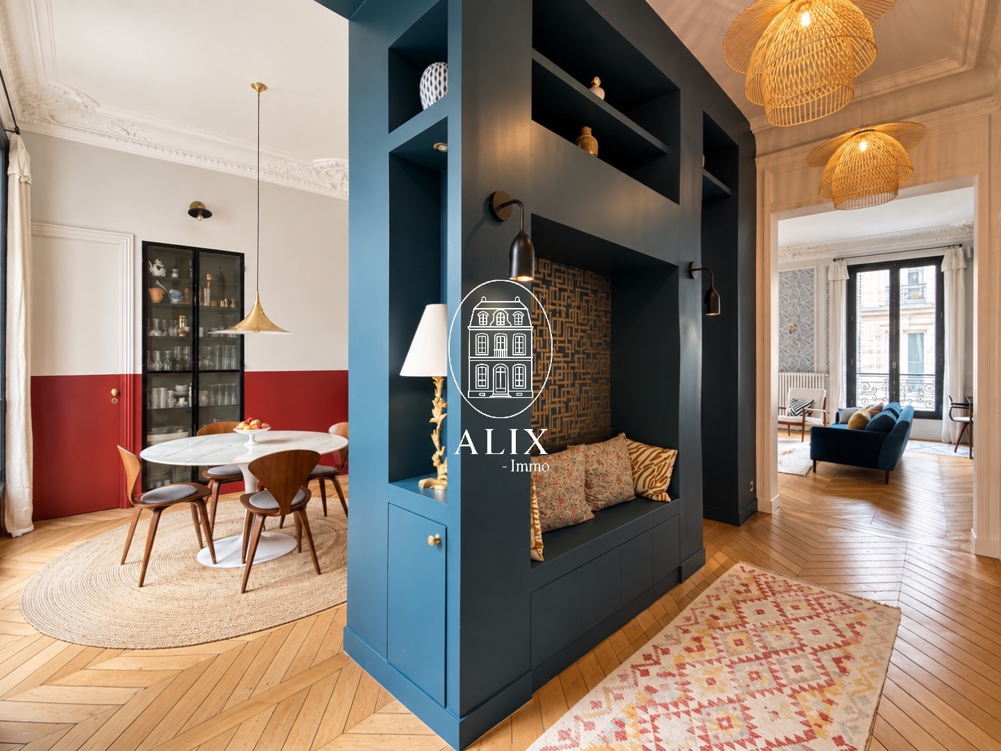 Appartement à vendre  - 6 pièce(s) - 147m2 - Paris (75116)
