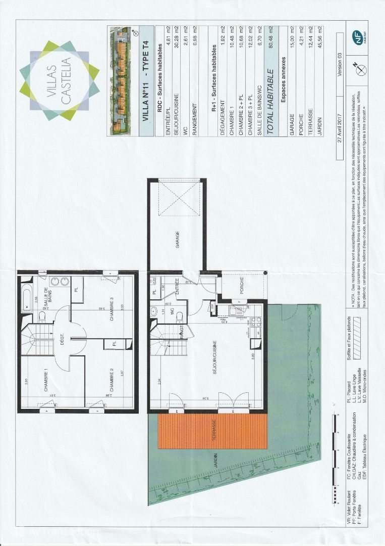 Villa récente T4 au calme