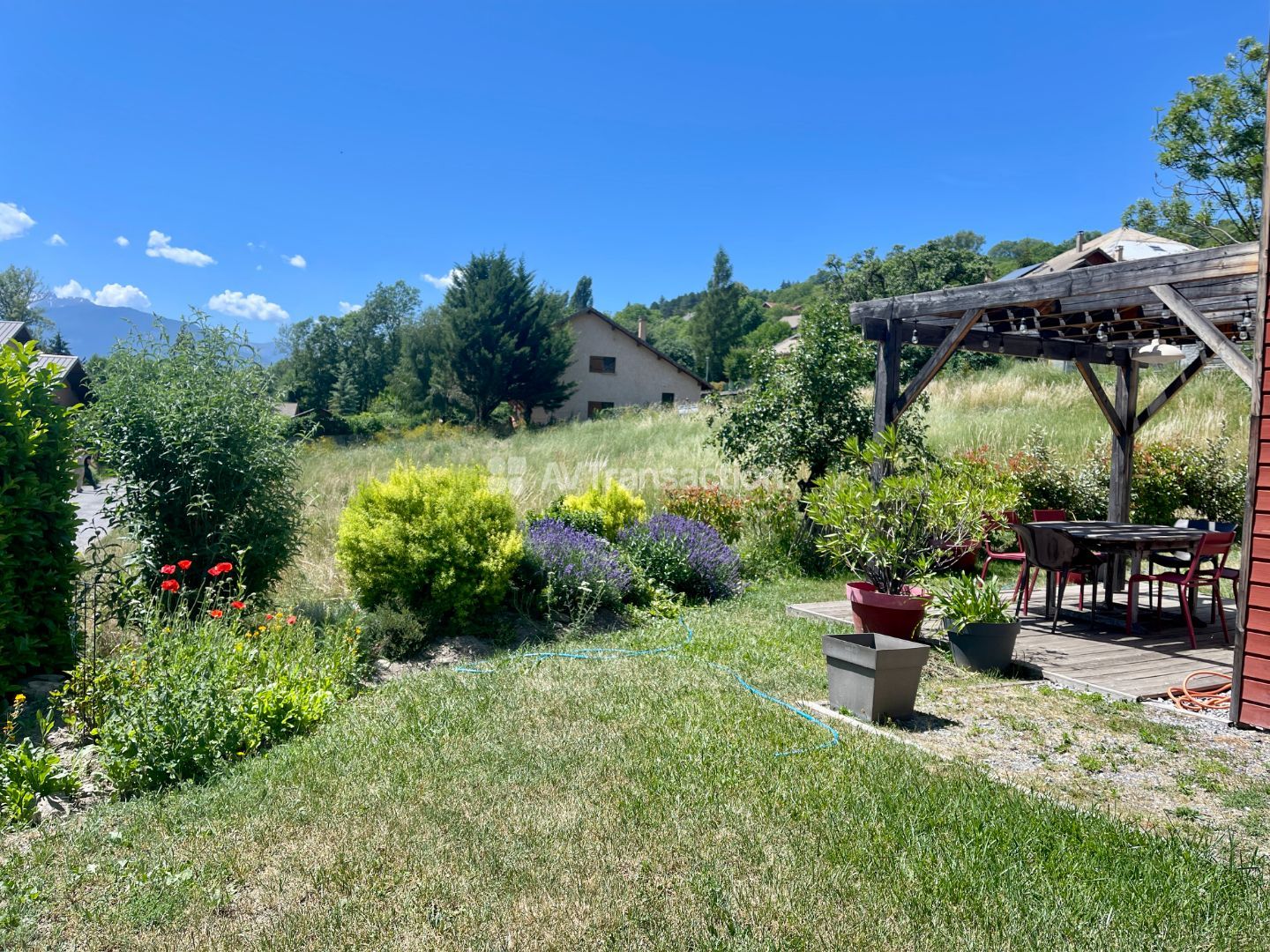 Maison en ossature bois T6, vue montagne — Châteauroux-les-Alpes
