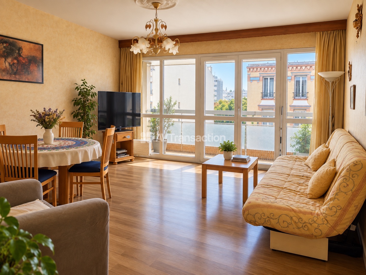 Appartement Bondy – 3 pièces traversant de 60 m² – Deux balcons 