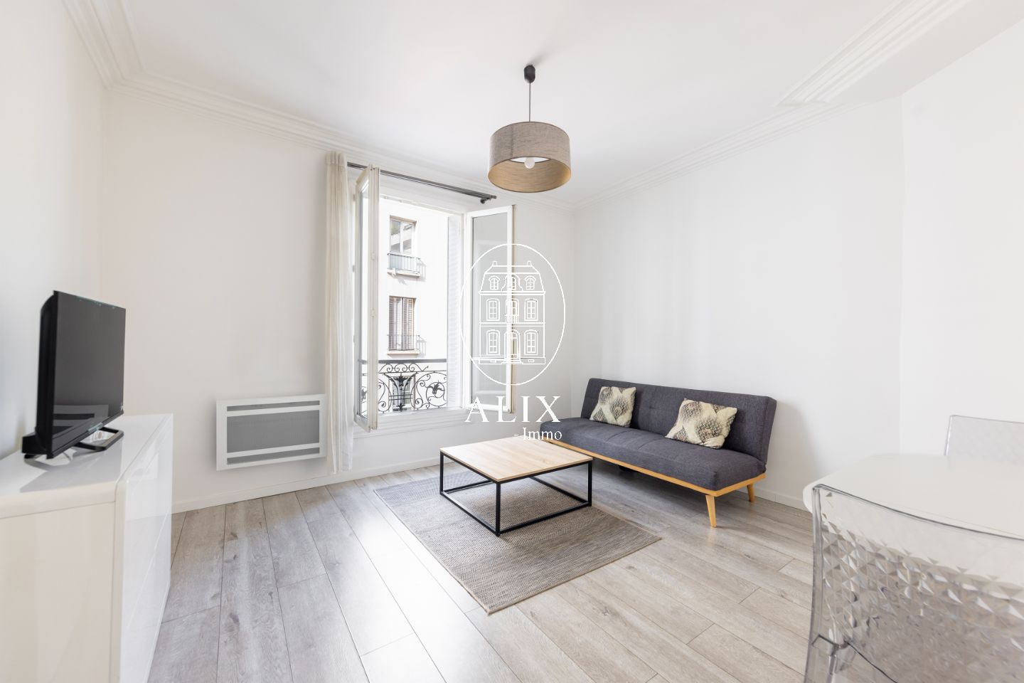 Levallois – Marjolin – 2 pièces traversant de 33,63 m² – 