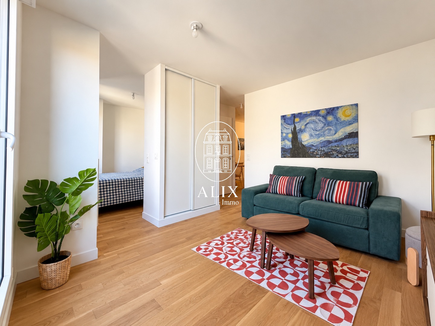 Appartement meublé sur jardin