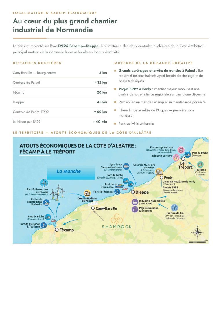 Locaux d'activité à vendre  - 179m2 - Cany Barville (76450)