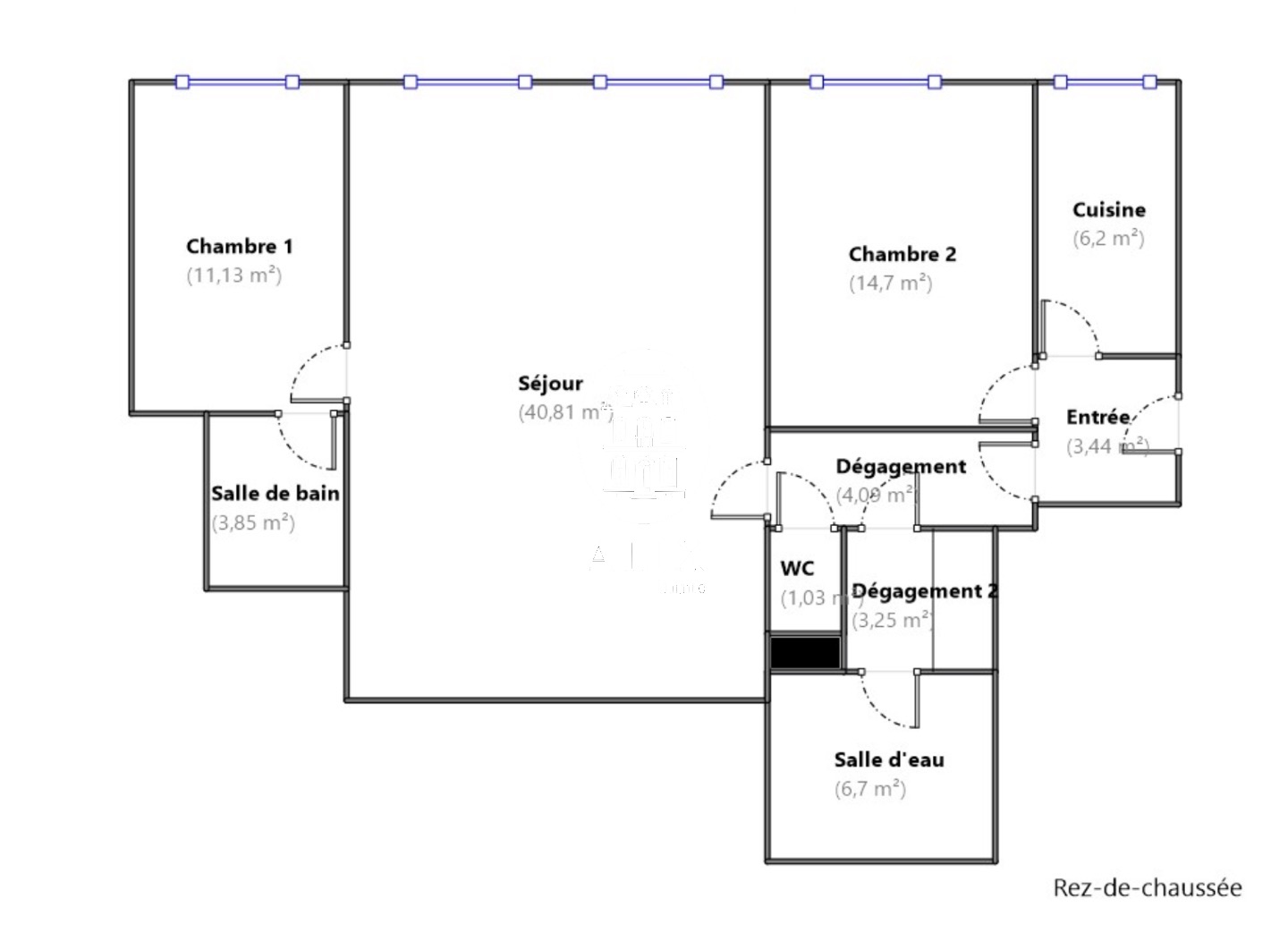 Appartement à louer  - 4 pièce(s) - 95m2 - Paris (75014)