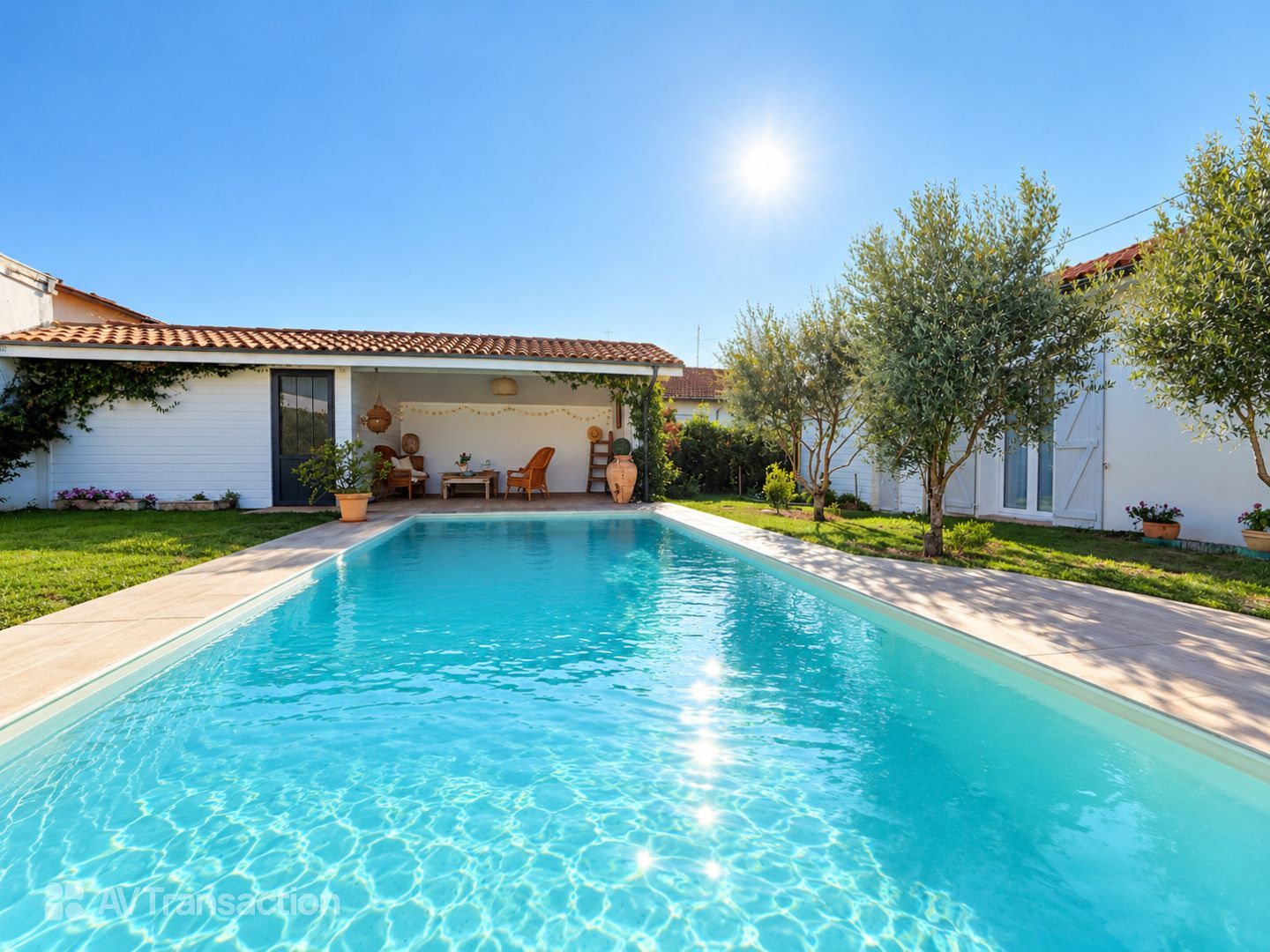 DAX Maison d'architecte 3 chambres, piscine et terrain 594m² 