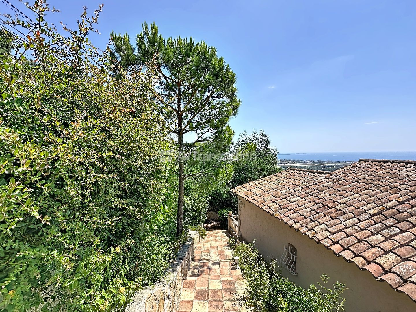 Vue mer panoramique proche du centre de Mandelieu la Napoule