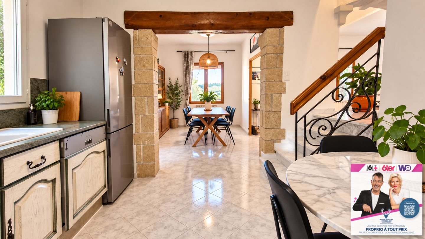 Maison à vendre  - 6 pièce(s) - 130m2 - Villeneuve-lès-avignon (30400)