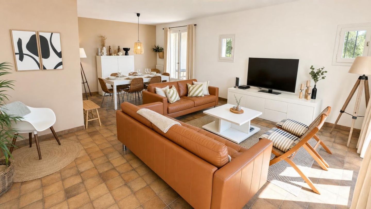Belle villa 117 m² T5, piscine et garage, terrain 2932 m²
