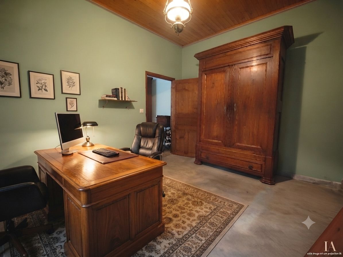 Maison de plain pied avec cour intérieure 