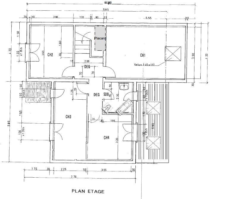 Maison Familiale avec 4 chambres
